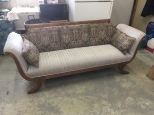 Restored antique couch
