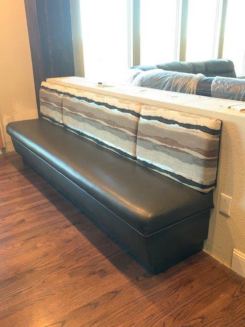 hand-fabricated Banquette